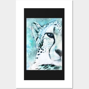 Frosty Cheetah Posters and Art